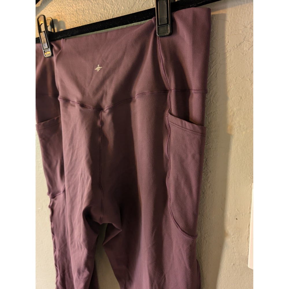 Halara Purple full length leggings womens size L - Picture 5 of 6